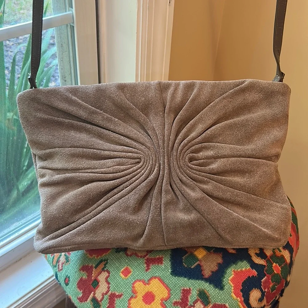 Vintage Etra suede leather crossbody